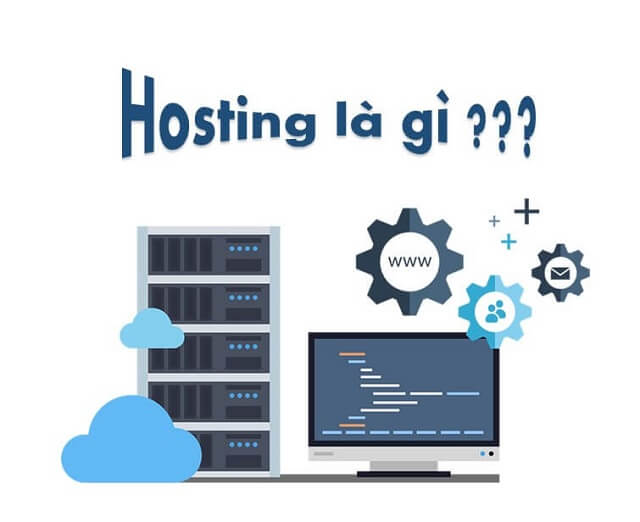 Hosting là dịch vụ online giúp bạn lưu trữ và chia sẻ dữ liệu