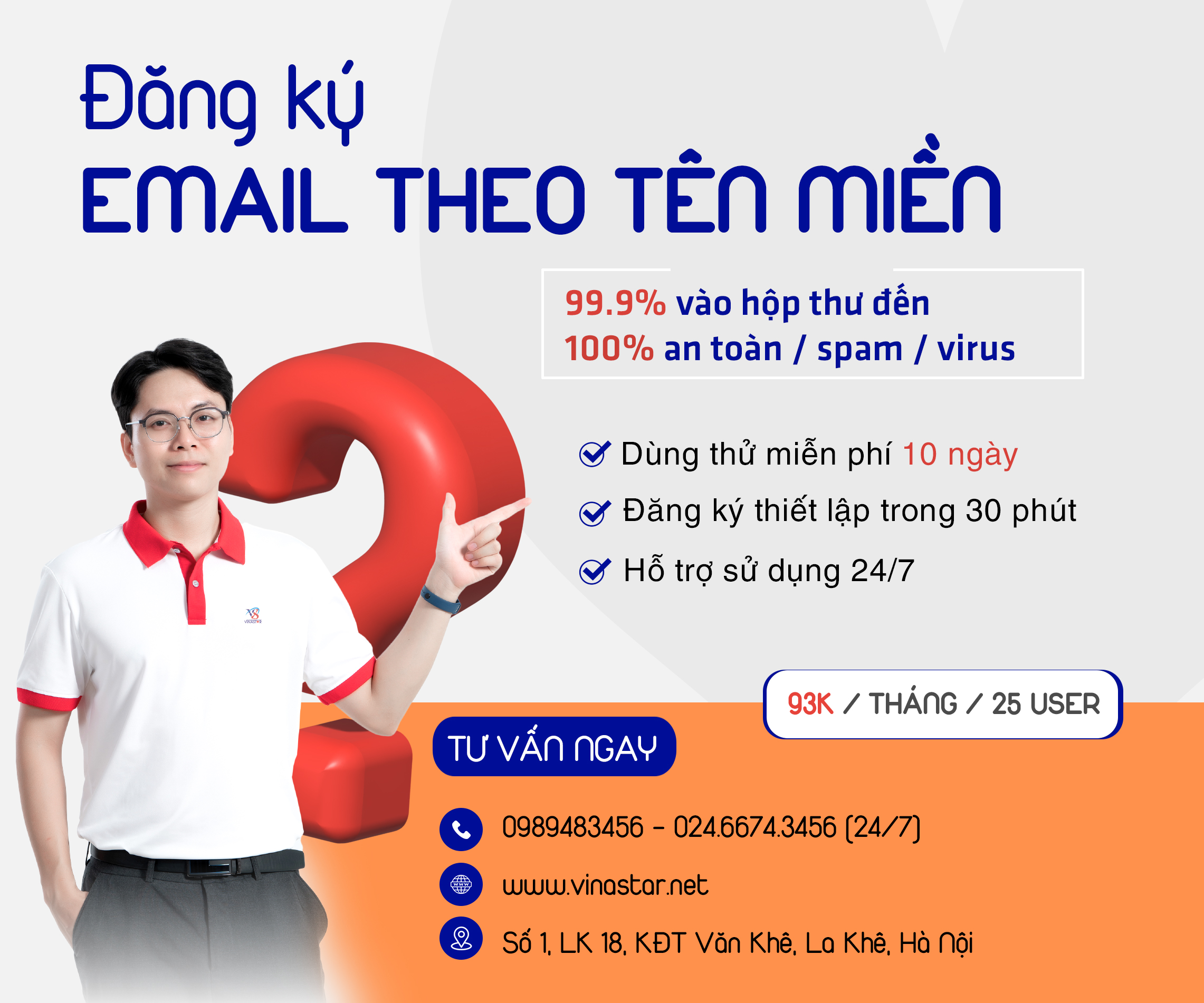 email tên miền doanh nghiệp 2025